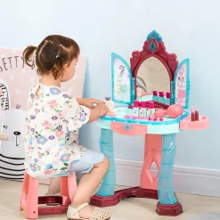 Homcom Aiyaplay - Tocador con taburete