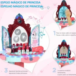 Homcom Aiyaplay - Tocador con taburete