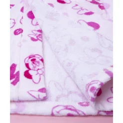 Prenatal Albornoz de niña Minnie en algodón rizo