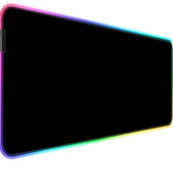 KLACK EUROPE Alfombrilla ratón Gaming XXL con luces LED 80 x 30 cm