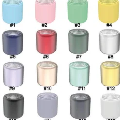 KLACK EUROPE Altavoz Bluetooth Inpod Rojo metalizado