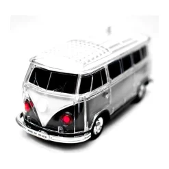 KLACK EUROPE Altavoz bluetooth Volkswagen T1 - Negro con luz LED