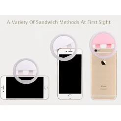 KLACK EUROPE Anillo LED mini para móvil* Figuras De Acción