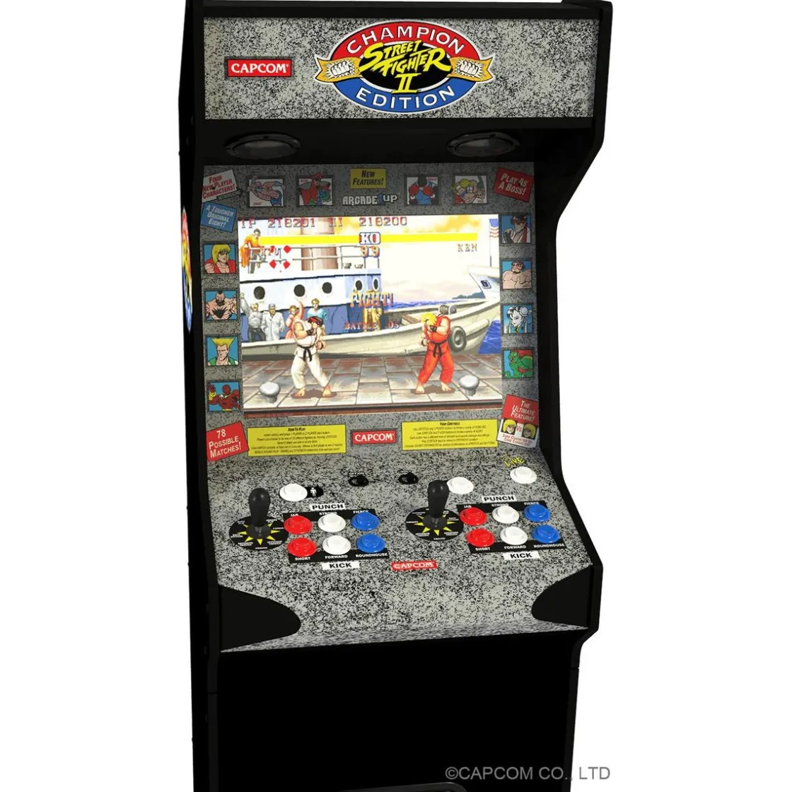Arcade1Up - Máquina Recreativa Street Fighter II Deluxe