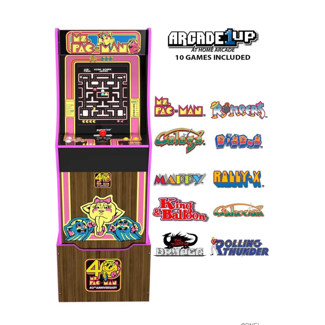 Arcade1Up - Ms PAC-MAN Edición 40º Aniversario* Videojuegos