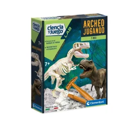CLEMENTONI Archeojugando T-Rex fosforescente
