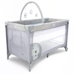 ASALVO - Cuna de viaje Complet Dúo Baby Lion Gris