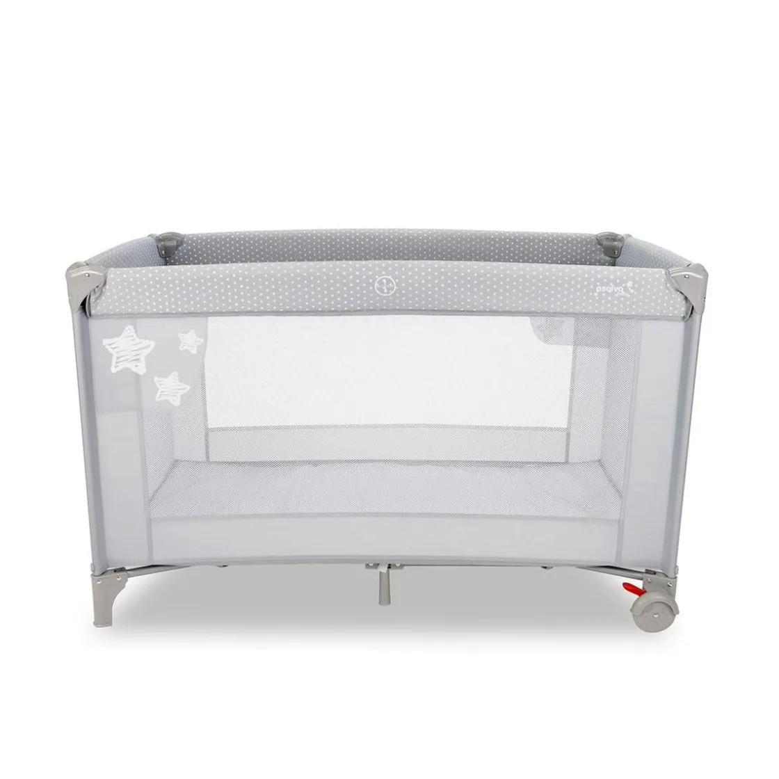 A SALVO asalvo - Cuna de viaje estrellas gris