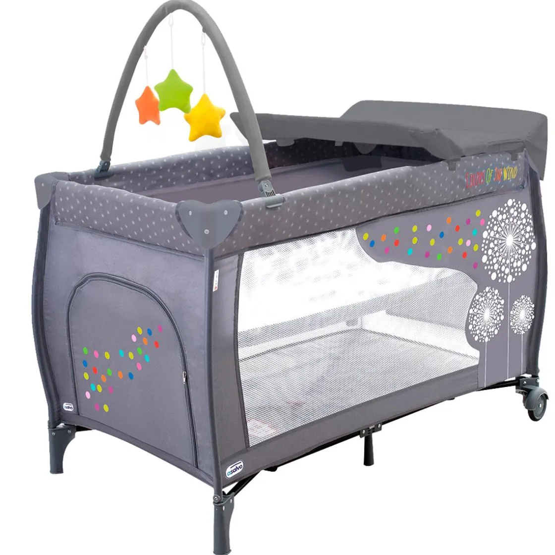 A SALVO Asalvo - Cuna de Viaje Mix Plus - Diente de León