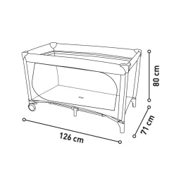 ASALVO - Cuna de viaje Smooth Baby* Descanso·Cunas De Viaje