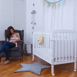 ASALVO - Cuna Madera de Haya - Blanco* Descanso·Cunas