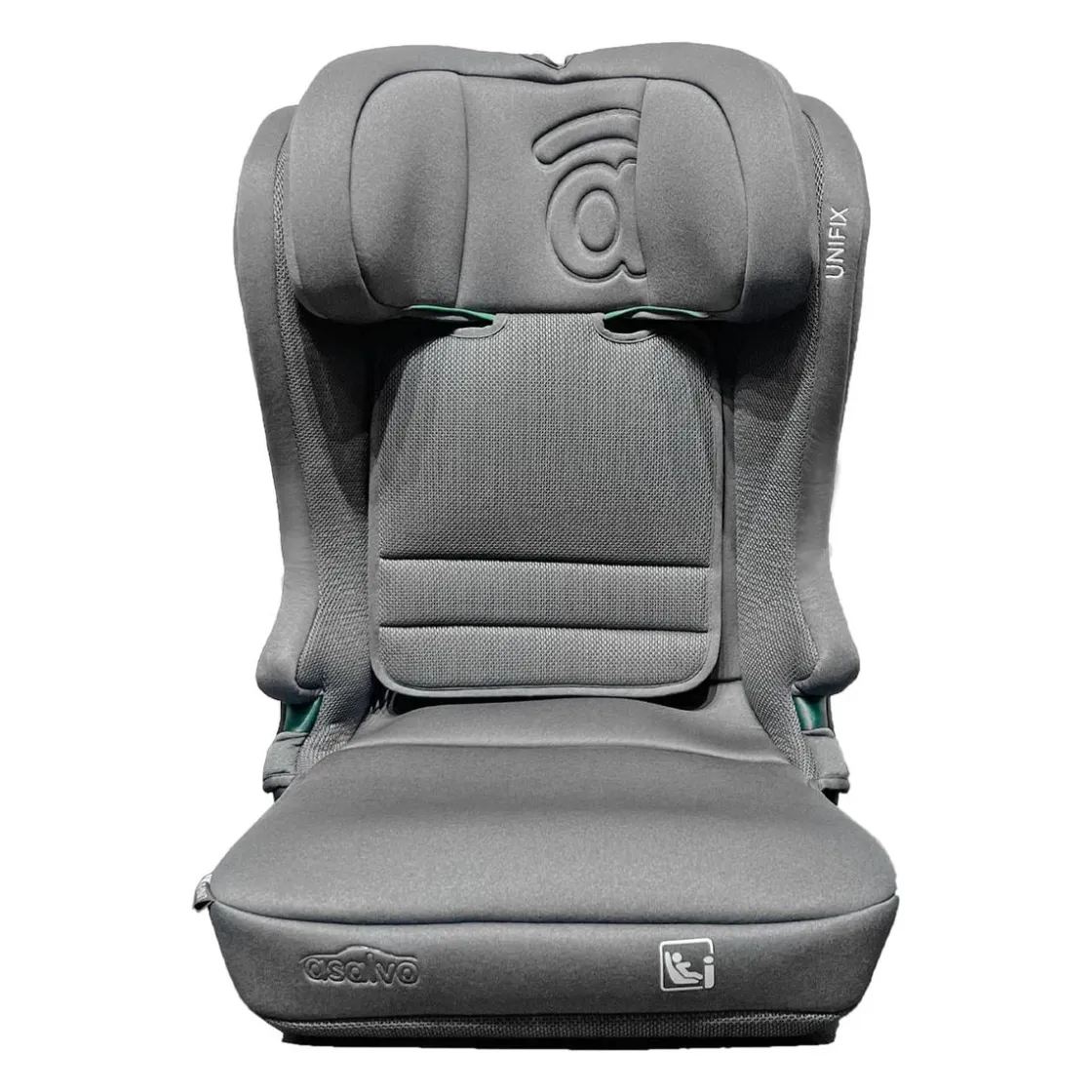 ASALVO - Silla de auto I-Size Unifix Gris 100-150 cm