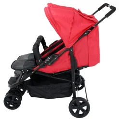 ESTAR A SALVO,SL INTERNET Asalvo - Silla de Paseo Gemelar Dinamic Rojo