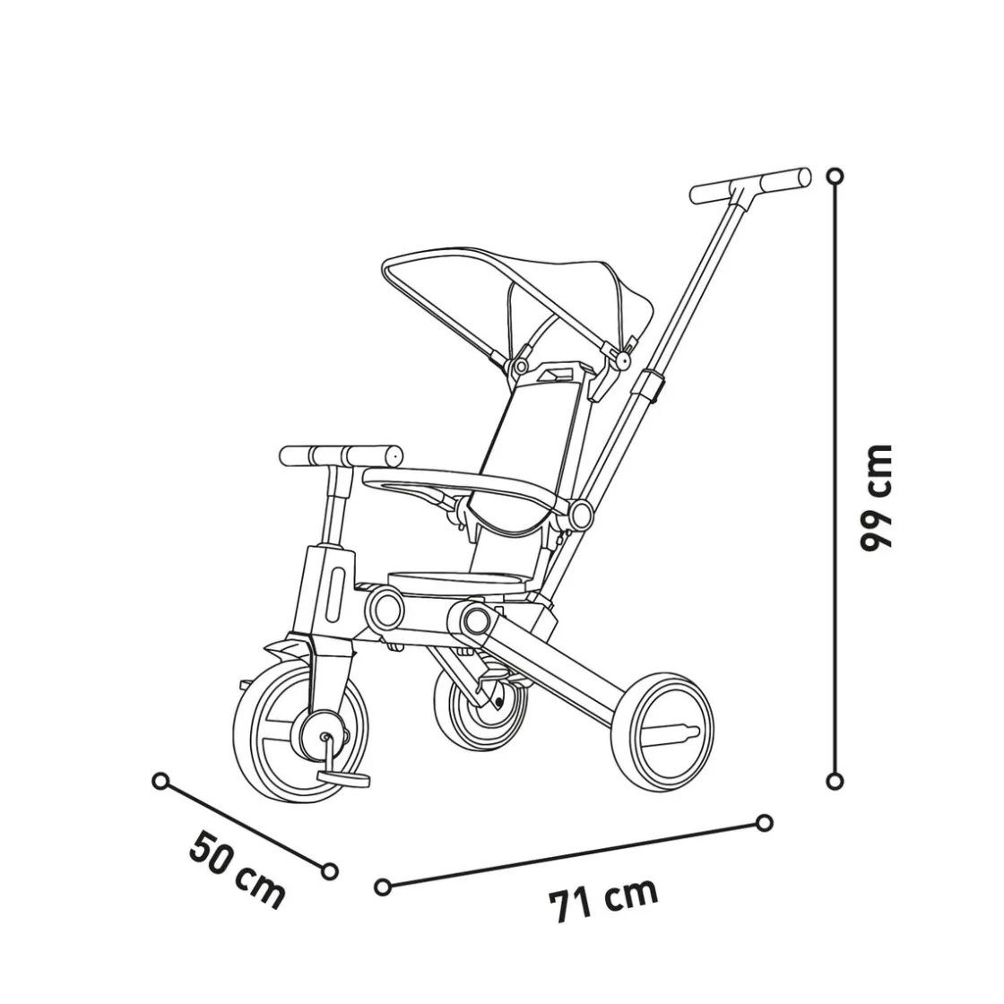 ASALVO - Tricilo Discovery Rojo* Motos Y Triciclos