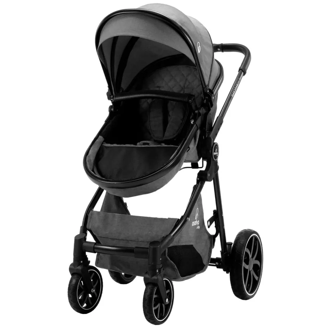 ASALVO - Trío convertible Sidney 2 Gris* Trío Y Accesorios·Trío Y Dúo