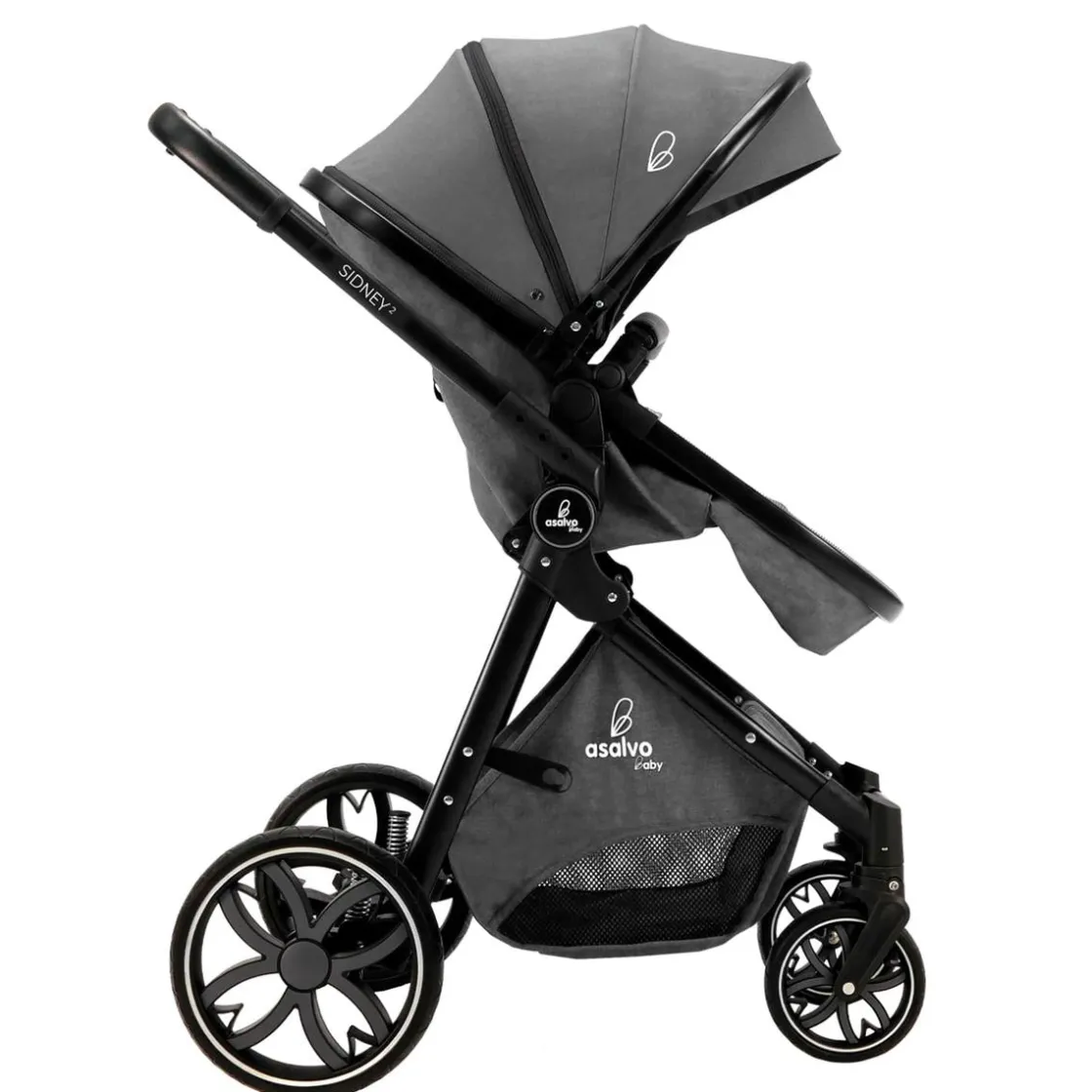 ASALVO - Trío convertible Sidney 2 Gris* Trío Y Accesorios·Trío Y Dúo