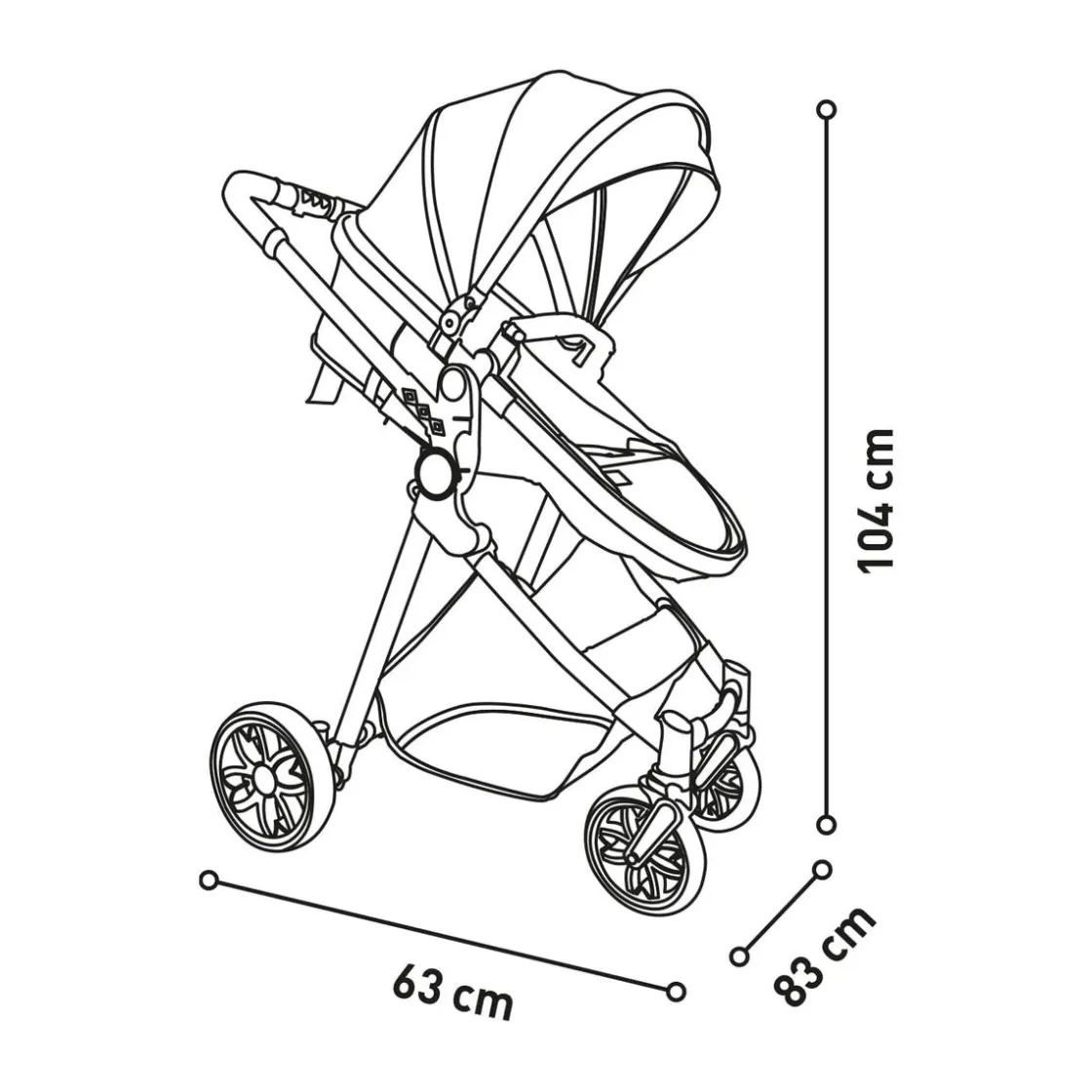 ASALVO - Trío convertible Sidney 2 Gris* Trío Y Accesorios·Trío Y Dúo