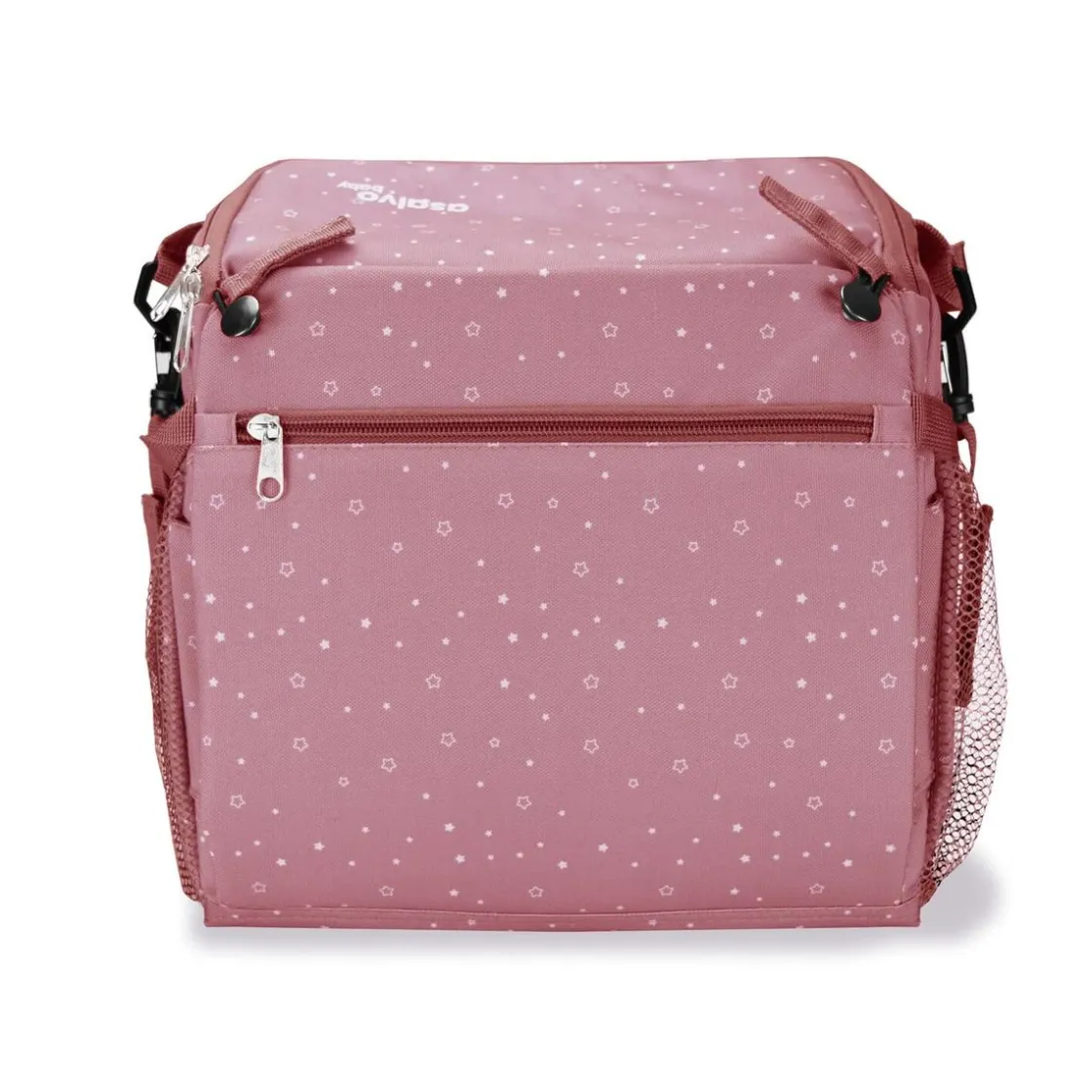 ASALVO - Trona de viage-Bolso Hummus Estrellas Rosa* Tronas·Tronas Bebe
