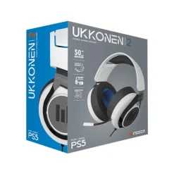 INDECA Auriculares Gaming Ukkonen Pro Multiplataforma Blanco