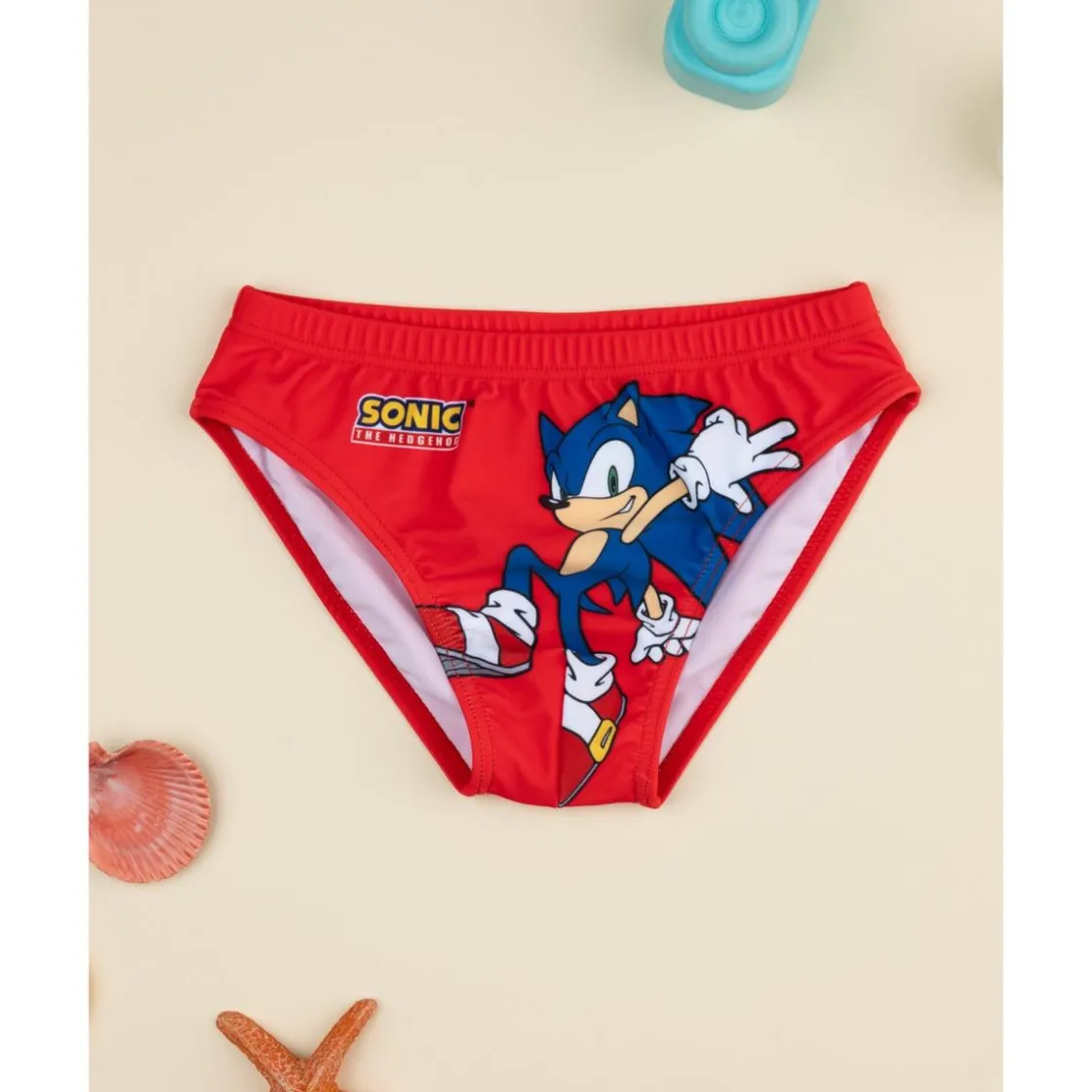 Prenatal Bañador Slip Sonic Rojo para Niños* Calzado Y Accesorios·Accesorios Y Complementos
