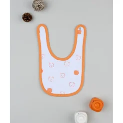 Prenatal Babero naranja ositos