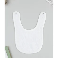 Prenatal Babero niña blanco "My berry"