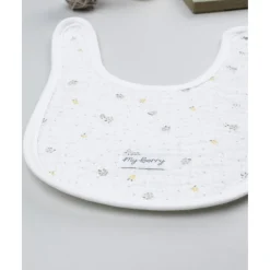 Prenatal Babero niña blanco 