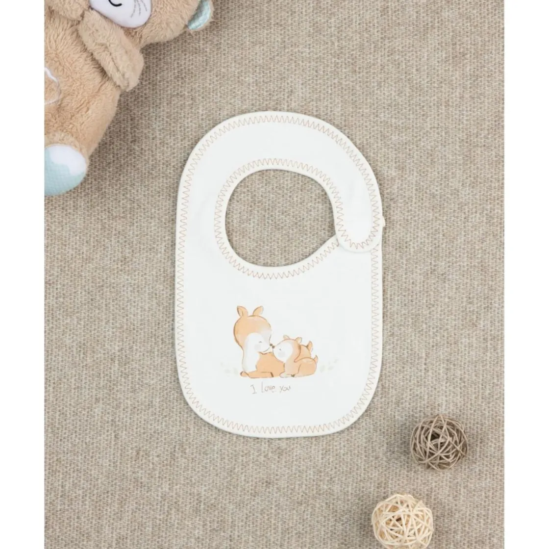 Prenatal Babero niña zorritos* Recién Nacido·Ropa Y Accesorios|Ropa Y Accesorios·Baberos