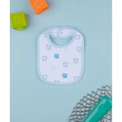 Prenatal Babero niño blanco/azul con ositos* Recién Nacido·Ropa Y Accesorios|Ropa Y Accesorios·Baberos