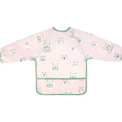 BABYMOOV Babero Rosa Manga Larga Impermeable Ajustable ㅤ* Preparación Comida Y Accesorios·Baberos