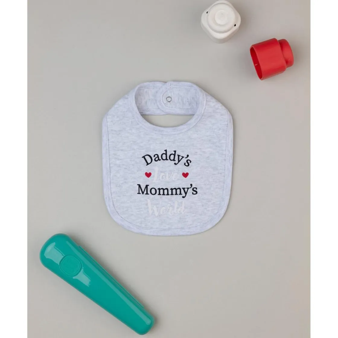 Prenatal Babero Unisex Blanco "Daddy Mommy"* Recién Nacido·Ropa Y Accesorios|Ropa Y Accesorios·Baberos