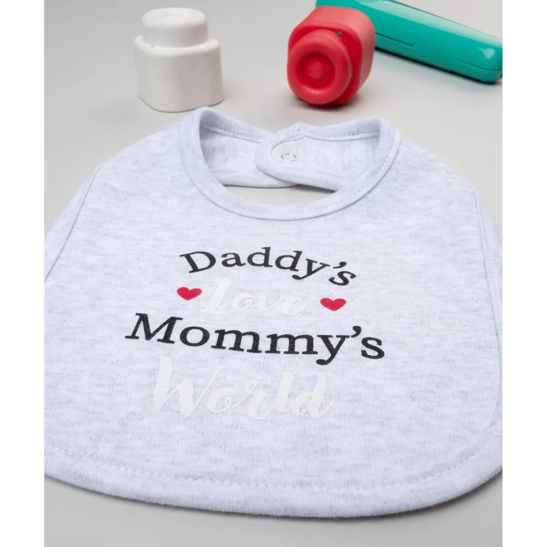 Prenatal Babero Unisex Blanco "Daddy Mommy"* Recién Nacido·Ropa Y Accesorios|Ropa Y Accesorios·Baberos