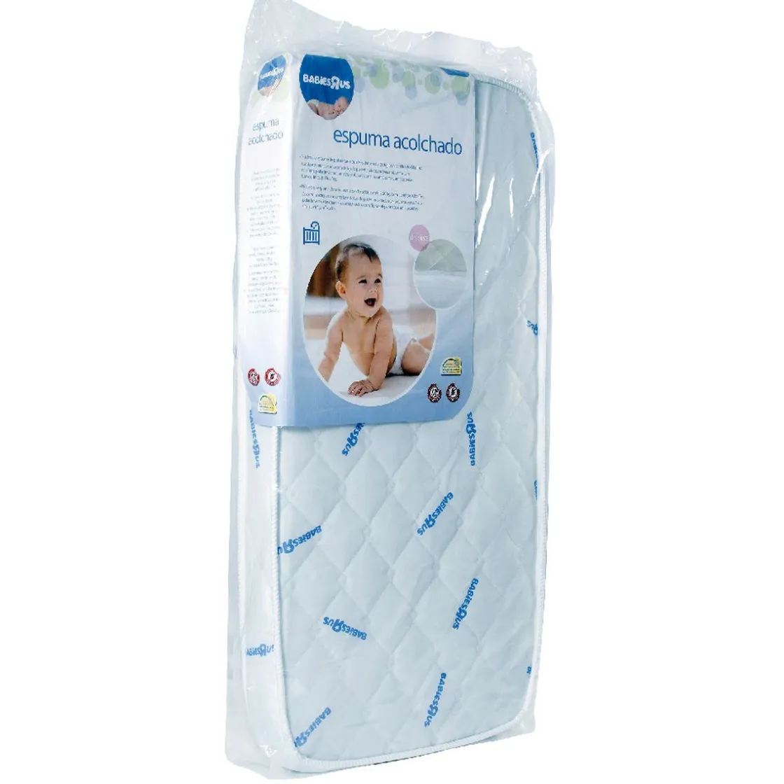 BABIES"R"US Babies R Us - Colchón de Espuma Acolchado 117x57* Descanso·Colchones Y Almohadas