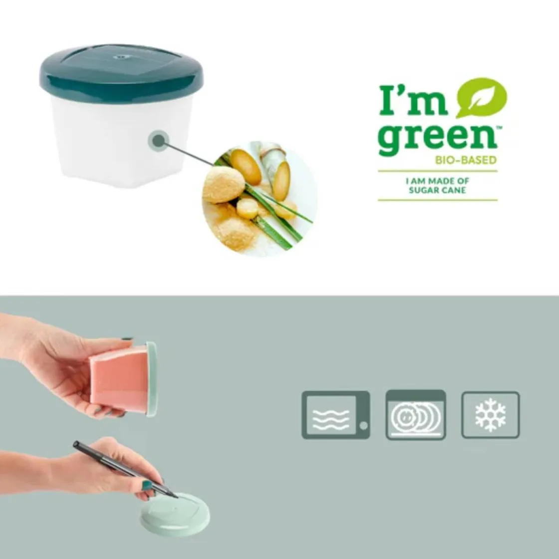 BABYMOOV - 6 Recipientes Babybols 250 ml