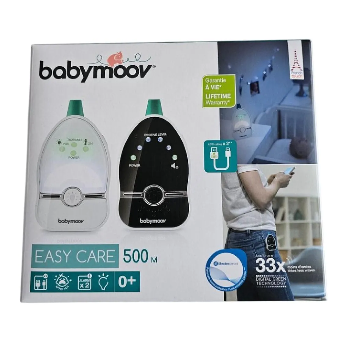 BABYMOOV - Vigilabebé de audio Easy Care