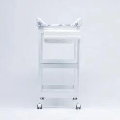 PLASTIMYR Bañera de Madera Estrellas Blanco