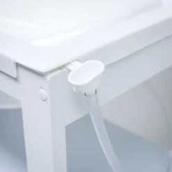 PLASTIMYR Bañera de Madera Estrellas Blanco