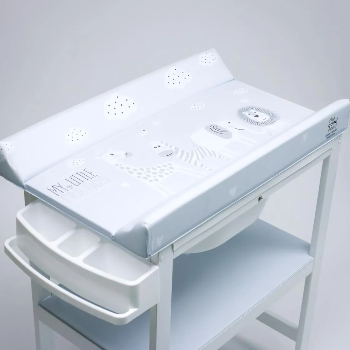 PLASTIMYR Bañera de Madera Safari Gris* Baño Y Accesorios·Bañeras Cambiador