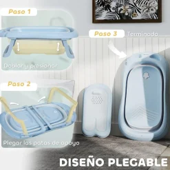 AIYAPLAY Bañera plegable para bebé Azul* Baño Y Accesorios·Bañeras Y Accesorios