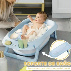 AIYAPLAY Bañera plegable para bebé Azul* Baño Y Accesorios·Bañeras Y Accesorios