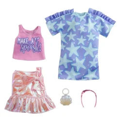 MATTEL Barbie - 2 pack de vestidos y accesorios de moda (Varios modelos)* Muñecas