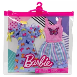 MATTEL Barbie - 2 pack de vestidos y accesorios de moda (Varios modelos)* Muñecas