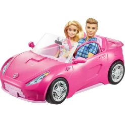 BARBIE - y Ken con vehículo y armario