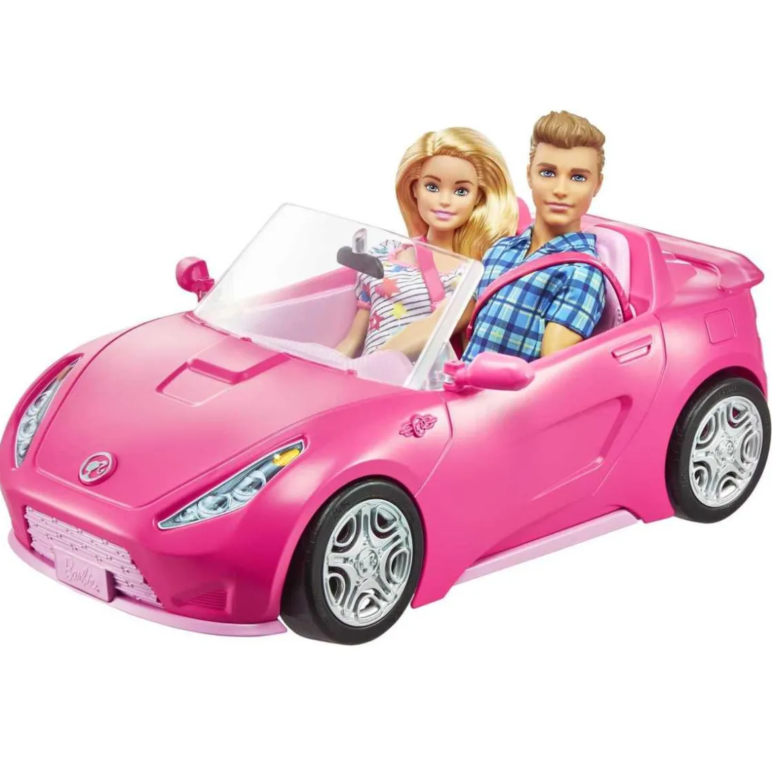 BARBIE - y Ken con vehículo y armario