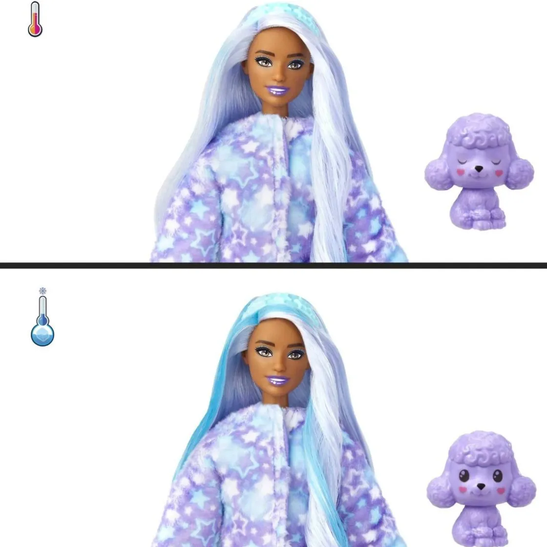 MATTEL Barbie - Cutie Reveal Camisetas Cozy Caniche* Muñecas