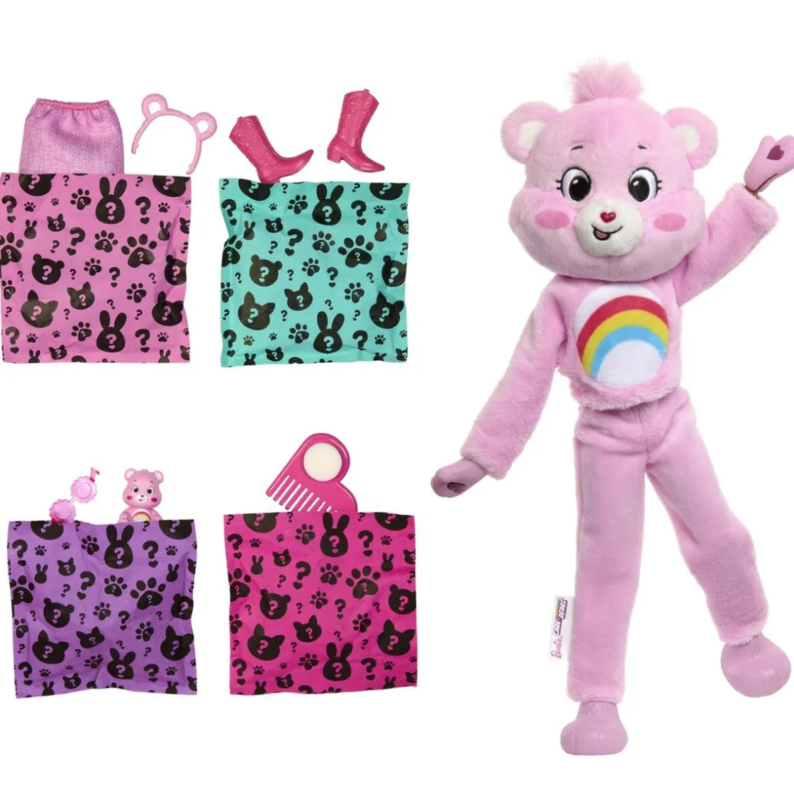 MATTEL Barbie - Cutie Reveal Care Bears - Oso amoroso* Muñecas