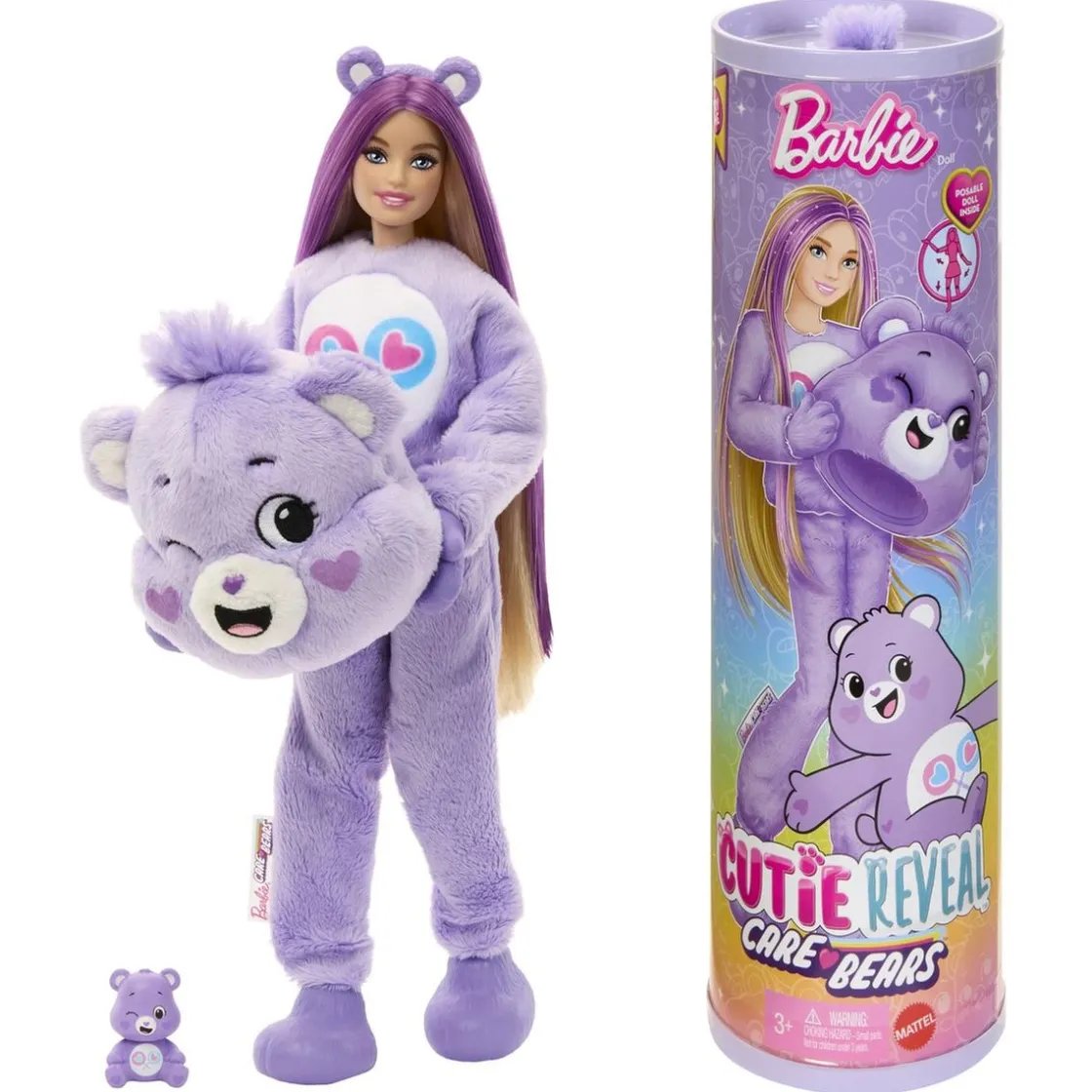 MATTEL Barbie - Cutie Reveal Care Bears - Osita generosa* Muñecas