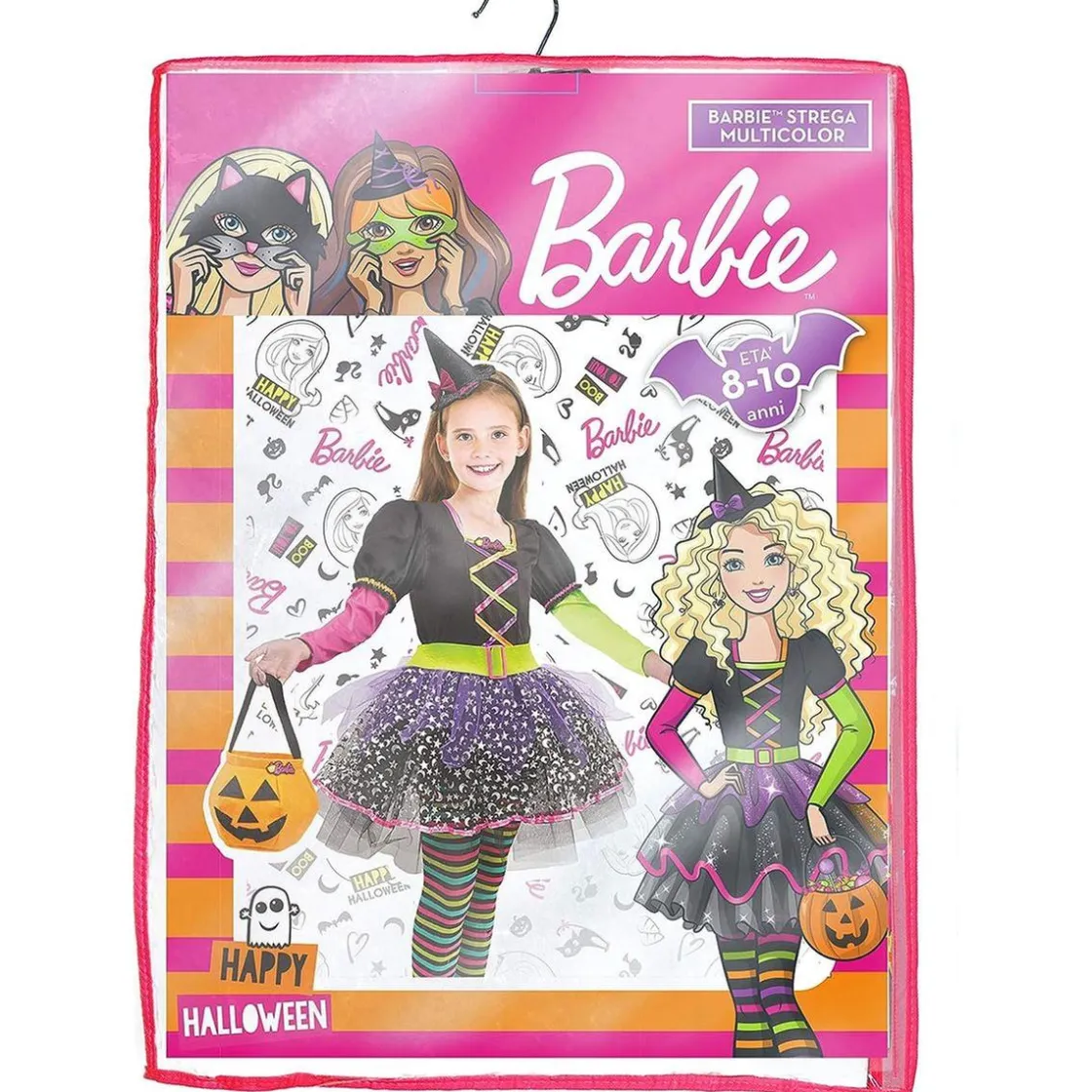 EDUCA BORRAS Barbie - Disfraz de Brujita multicolor 8-10 años* Disfraces|Halloween