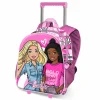 KARACTER MANIA Barbie - Mochila 3D pequeña con ruedas - Brave* Material Escolar