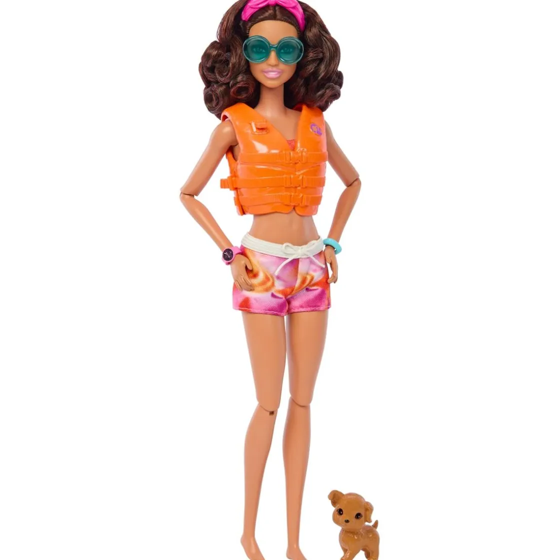 MATTEL Barbie - Muñeca Barbie con tabla de surf y accesorios ㅤ* Muñecas